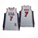 Maglia USA 1992 Larry Bird #7 Bianco1