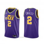 Maglia Utah Jazz Joe Ingles #2 Hardwood Classics Viola