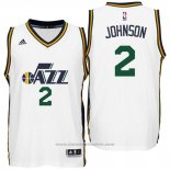 Maglia Utah Jazz Joe Johnson #2 Bianco