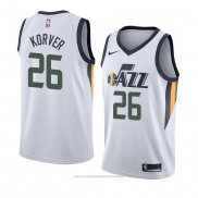 Maglia Utah Jazz Kyle Korver #26 Association 2018 Bianco