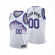 Maglia Utah Jazz Personalizzate Association 2025-26 Bianco