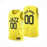 Maglia Utah Jazz Personalizzate Icon 2024-25 Giallo