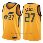 Maglia Utah Jazz Rudy Gobert #27 Statement 2017-18 Giallo