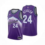 Maglia Utah Jazz Walker Kessler No 24 Icon 2025-26 Viola