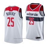 Maglia Washington Wizards Austin Rivers #25 Association 2018 Bianco