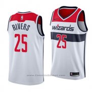 Maglia Washington Wizards Austin Rivers #25 Association 2018 Bianco