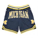 Pantaloncini Air Jordan Just Don NCAA Michigan Blu