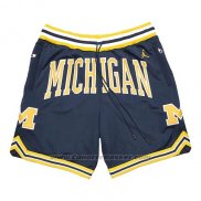 Pantaloncini Air Jordan Just Don NCAA Michigan Blu