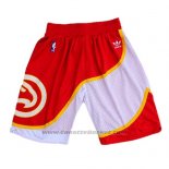 Pantaloncini Atlanta Hawks Hardwood Classics Rosso