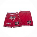 Pantaloncini Chicago Bulls Just Don Rosso4