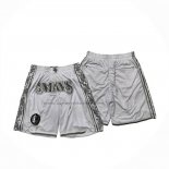 Pantaloncini Dallas Mavericks Citta Just Don 2024-25 Bianco