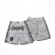 Pantaloncini Dallas Mavericks Citta Just Don 2024-25 Bianco