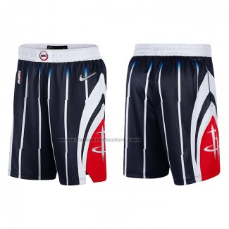 Pantaloncini Houston Rockets Citta 2021-22 Blu