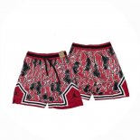 Pantaloncini Jordan Just Don Rosso Nero