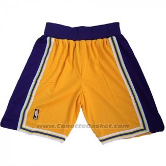 Pantaloncini Los Angeles Lakers Retro Giallo