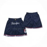 Pantaloncini Philadelphia 76ers Citta 2025-26 Blu1