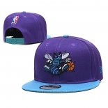 Cappellino Charlotte Hornets Viola Blu