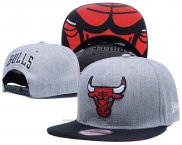 Cappellino Chicago Bulls Grigio Nero4