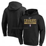 Felpa con Cappuccio Cleveland Cavaliers Practice Performance 2022-23 Nero