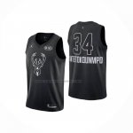 Maglia All Star 2018 Milwaukee Bucks Giannis Antetokounmpo No 34 Nero