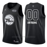 Maglia All Star 2018 Philadelphia 76ers Nike Personalizzate Nero