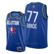 Maglia All Star 2020 Dallas Mavericks Luka Doncic #77 Blu