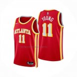 Maglia Atlanta Hawks Trae Young No 11 Icon 2025-26 Rosso