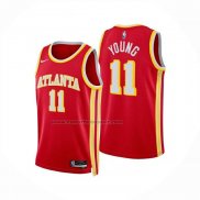 Maglia Atlanta Hawks Trae Young No 11 Icon 2025-26 Rosso