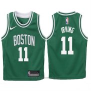 Maglia Bambino Boston Celtics Kyrie Irving #11 2017-18 Verde