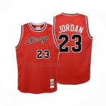 Maglia Bambino Chicago Bulls Michael Jordan No 23 Mitchell & Ness 1984-85 Rosso
