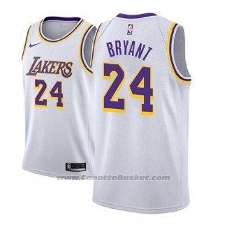 Maglia Bambino Los Angeles Lakers Kobe Bryant #24 Association 2018-19 Bianco