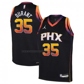 Maglia Bambino Phoenix Suns Kevin Durant #35 Statement 2022-23 Nero