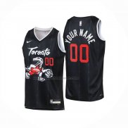 Maglia Bambino Toronto Raptors Personalizzate Citta 2025-26 Nero