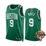 Maglia Boston Celtics Derrick White #9 Icon 2022 NBA Finals Verde