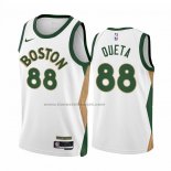 Maglia Boston Celtics Neemias Queta #88 Citta 2023-24 Bianco