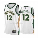 Maglia Boston Celtics Oshae Brissett #12 Citta 2023-24 Bianco