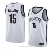 Maglia Brooklyn Nets Alan Williams #15 Association 2018 Bianco
