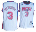 Maglia Brooklyn Nets Drazen Petrovic #3 Retro Bianco