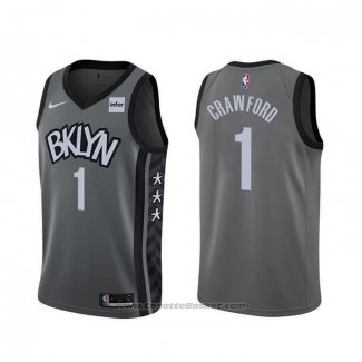 Maglia Brooklyn Nets Jamal Crawford #1 Statement Grigio