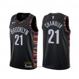 Maglia Brooklyn Nets Wilson Chandler #21 Citta Nero