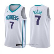 Maglia Charlotte Hornets Dwayne Bacon #7 Association 2017-18 Bianco