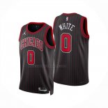 Maglia Chicago Bulls Coby White No 0 Statement 2025-26 Nero