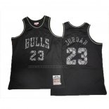 Maglia Chicago Bulls Michael Jordan #23 Swingman Mitchell & Ness 1997-98 Nero