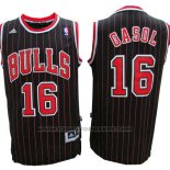 Maglia Chicago Bulls Pau Gasol #16 Retro Nero