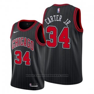 Maglia Chicago Bulls Wendell Carter Jr. #34 Statement Edition Nero