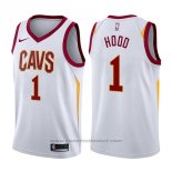 Maglia Cleveland Cavaliers Rodney Hood #1 Association 2017-18 Bianco