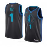 Maglia Dallas Mavericks Courtney Lee #1 Citta 2018-19 Blu