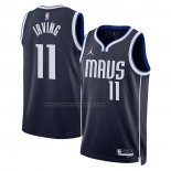Maglia Dallas Mavericks Kyrie Irving #11 Statement 2022-23 Blu