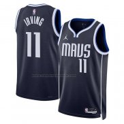 Maglia Dallas Mavericks Kyrie Irving #11 Statement 2022-23 Blu
