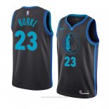 Maglia Dallas Mavericks Trey Burke #23 Citta 2018-19 Blu